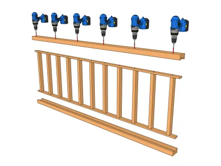 La mise en oeuvre du garde-corps