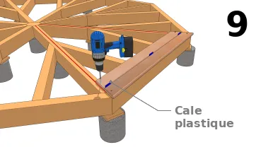 Fixer les lames restantes