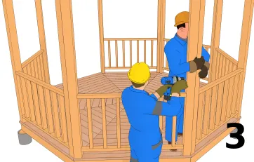 Monter le reste des panneaux