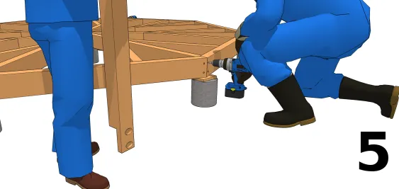 Percer la poutre porteuse