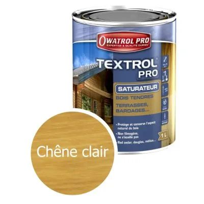 La référence : TEXTROL PRO : protéger les terrasses et bardages - bois tendre - Réf. 1151