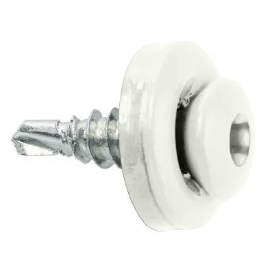 Fixation des lames ALUMINIUM - avec joint EPDM - tête colorée - Réf. WSBP-T-48019-9010