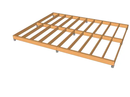 Cas d'une plateforme formant un quadrilatère