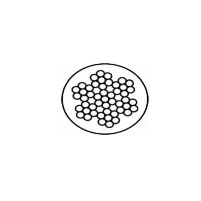 Câbles souple 7X7 INOX - gainé PVC blanc - Réf. 80370006004