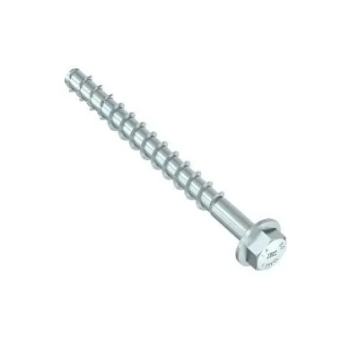 Vis HECO MULTI-MONTI-PLUS SS - tête hexagonale avec embase - zingué blanc - D20x L100 - Réf. 54275