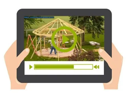 Vidéo 2 : construction d'une gloriette de A à Z
