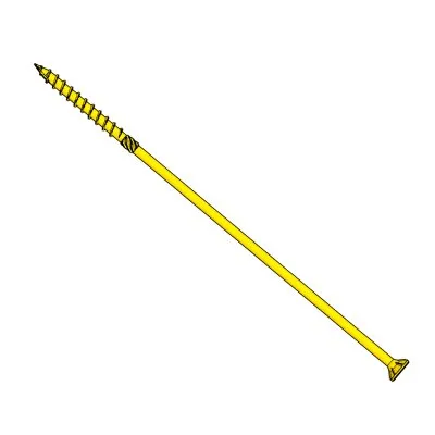 Vis à bois structurelle - tête fraisée - filetage partiel - SWC10.0X340 - Réf. 75378