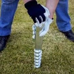 Préparer une vis de fondation pour l’insertion de l’outil d’installation