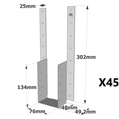 Sabot à bretelles AG703 - Réf. AG703/76_45