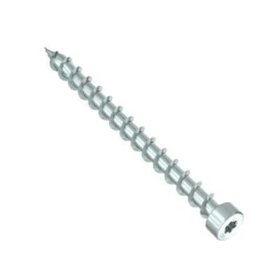 HECO-TOPIX-plus, tête cylindrique, T-Drive, filet total, zingué blanc, A3K - Réf. 61948