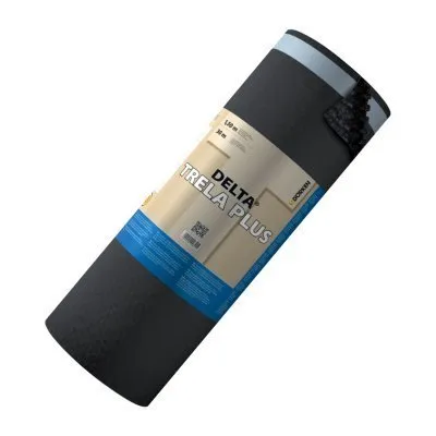 DELTA®-TRELA PLUS : Écran de sous-toiture structuré - pour TOITURES et BARDAGES METALLIQUES - 1.50 x 30m - Réf. 02202641
