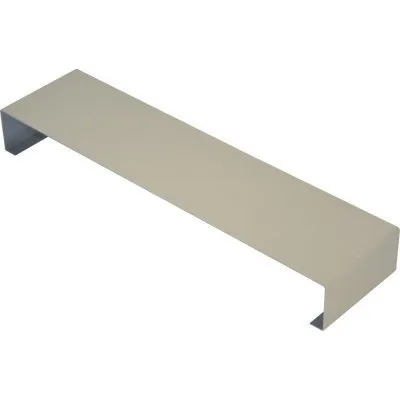 &#201;clisse int&#233;rieure en aluminium 15/10, forme rectangulaire, couleur argent&#233;e, utilis&#233;e pour la finition des murs.