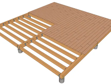 Anatomie d'une plateforme en bois