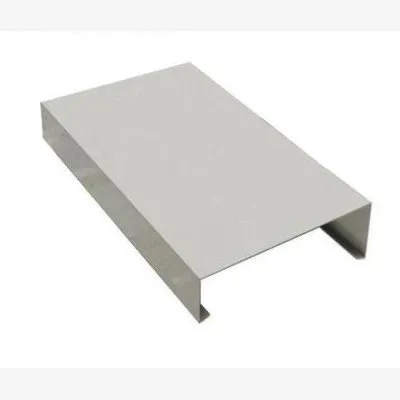 Couvertine d'acrotère plate - Gamme 280 - Aluminium 15/10 - Longueur 3000mm - Réf. CP15-280-3000