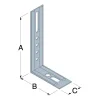 Vis HECO MULTI-MONTI-PLUS SS - tête hexagonale avec embase - zingué blanc - D10 x L100 - Réf. 48453