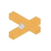 Vis HECO MULTI-MONTI-PLUS SS - tête hexagonale avec embase - zingué blanc - D12 x L100 - Réf. 48411