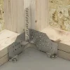 Sabot à ailes extérieures spécial Maison Ossature Bois - Réf. SBE45/168/TF