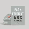 Pack ETUDIANT : cours de Maçonnerie, CAP, BP et BAC PRO (TÉLÉCHARGEMENT)
