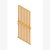 Sabot à ailes extérieures spécial Maison Ossature Bois - Réf. SBE45/168/TF