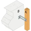 Vis HECO MULTI-MONTI à filet métrique femelle D10 x L85 - Réf. 41342