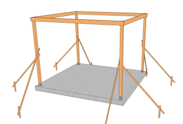 Enlever les serre-joints et les supports temporaires