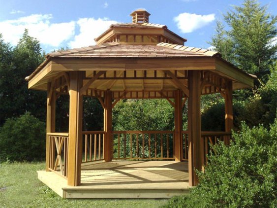 Gazebo type VICTORIA hexagonal